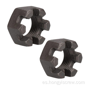 T NUTS DE CASTLE PLATADO HEXAGON para aluminio extruido